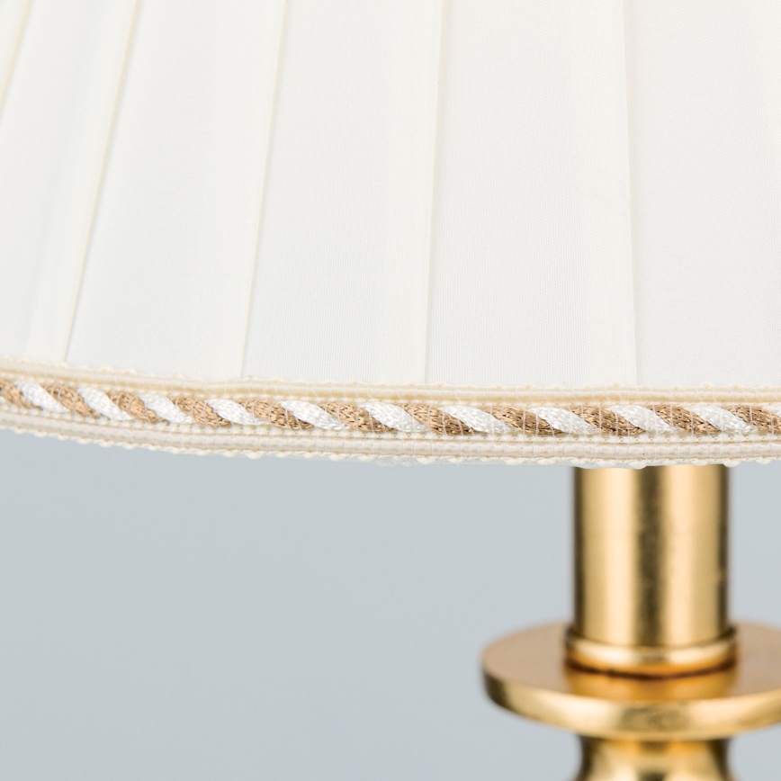 Lampe de table FONSA 1xE27/60W/230V 61 cm blanc/doré