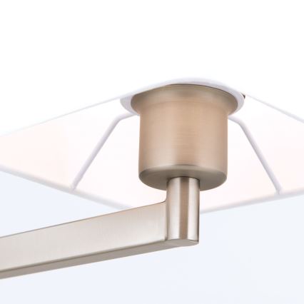 Lampe de table CARLTON 1xE27/40W/230V blanc/chrome mat