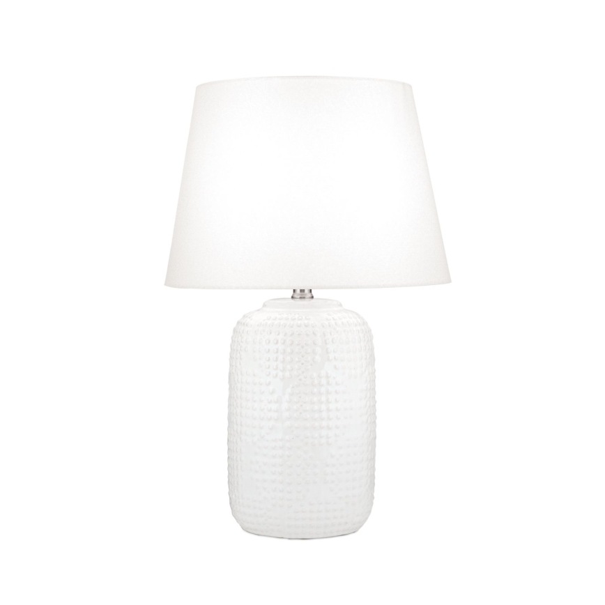 Lampe de table CORAL 1xE27/40W/230V céramique/blanc