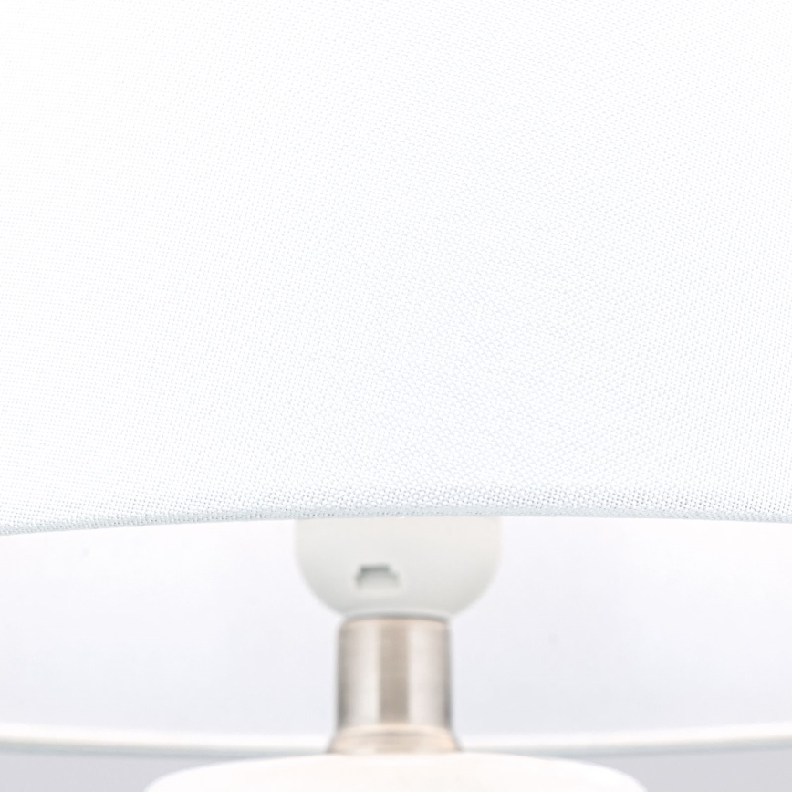 Lampe de table CORAL 1xE27/40W/230V céramique/blanc