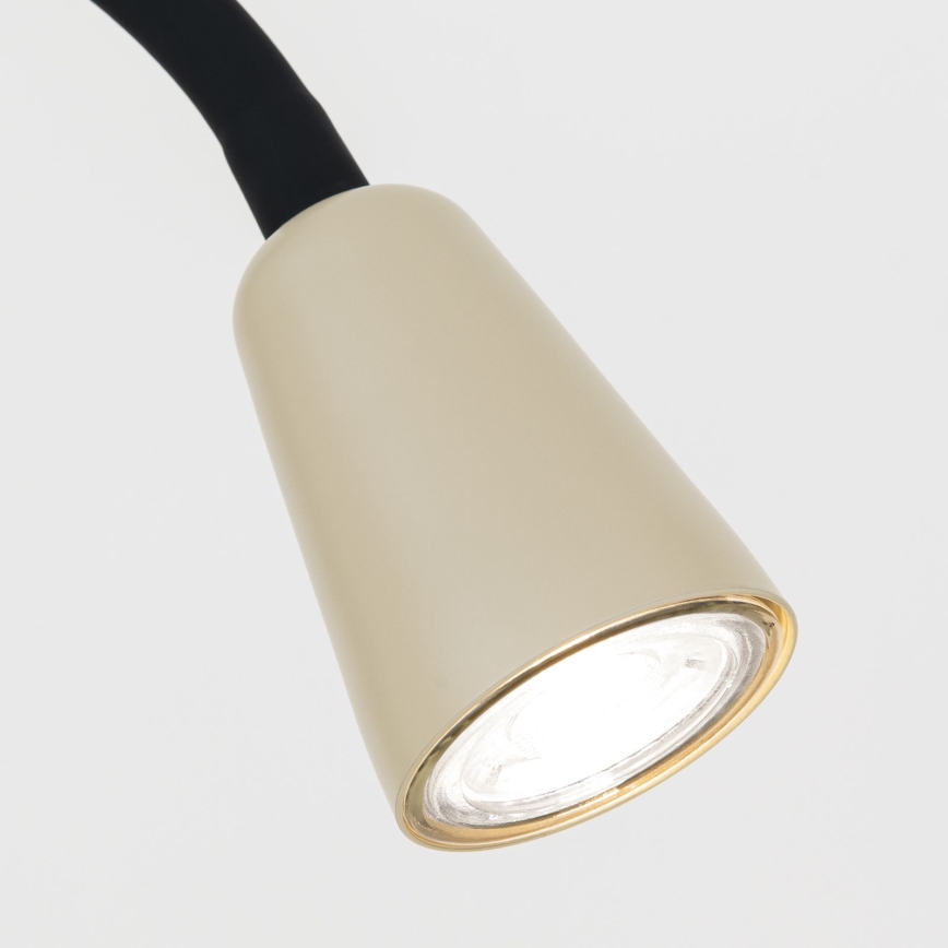 Lampadaire flexible DOTTY 1xGU10/10W/230V beige/noir