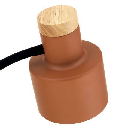 Lampadaire GILI 1xE27/40W/230V, coloris brique