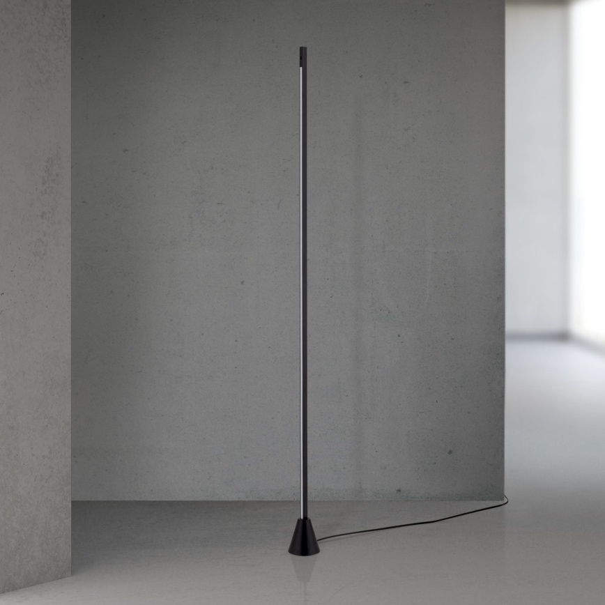 Lampadaire LED dimmable avec détecteur de mouvement SOJIE LED/26W/230V noir