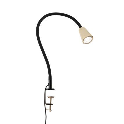 Lampe de table flexible à pince DOTTY 1xGU10/10W/230V beige/noir