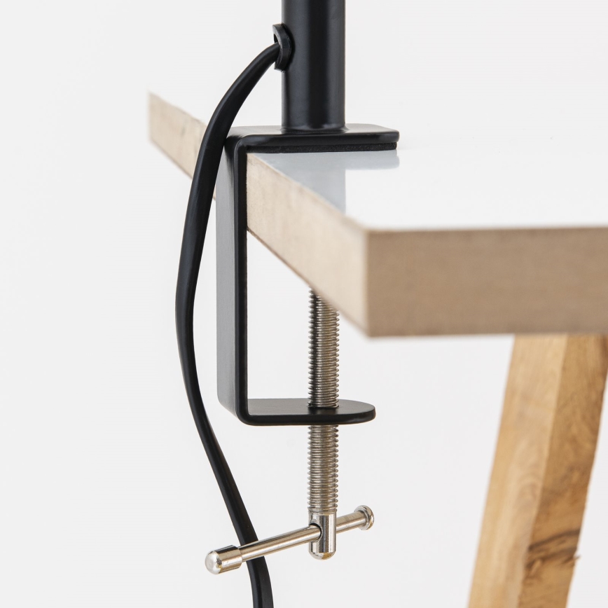 Lampe de bureau flexible à pince DOTTY 1xGU10/10W/230V laiton/noir