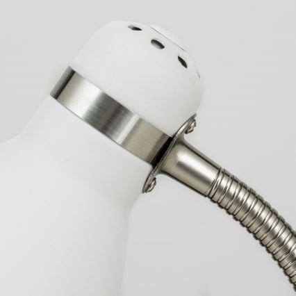 Lampe de bureau SCHOOL 1xE27/40W/230V blanche/chrome mat