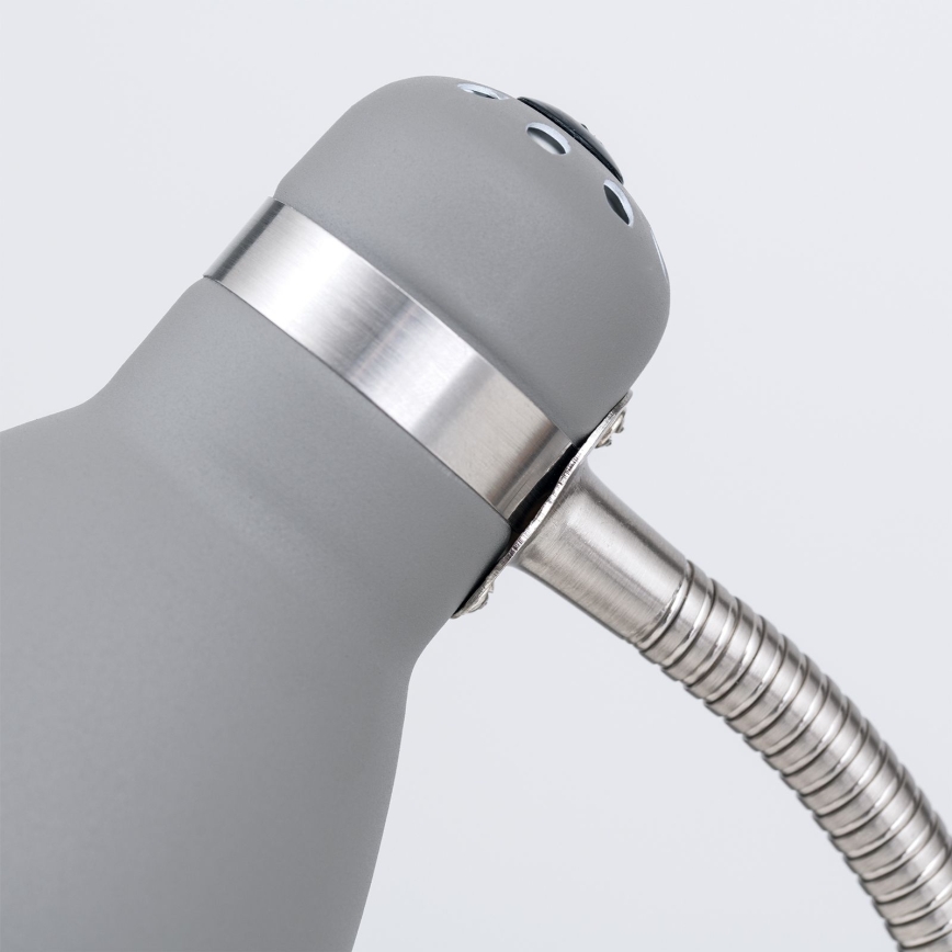 Lampe de bureau SCHOOL 1xE27/40W/230V gris/chrome mat