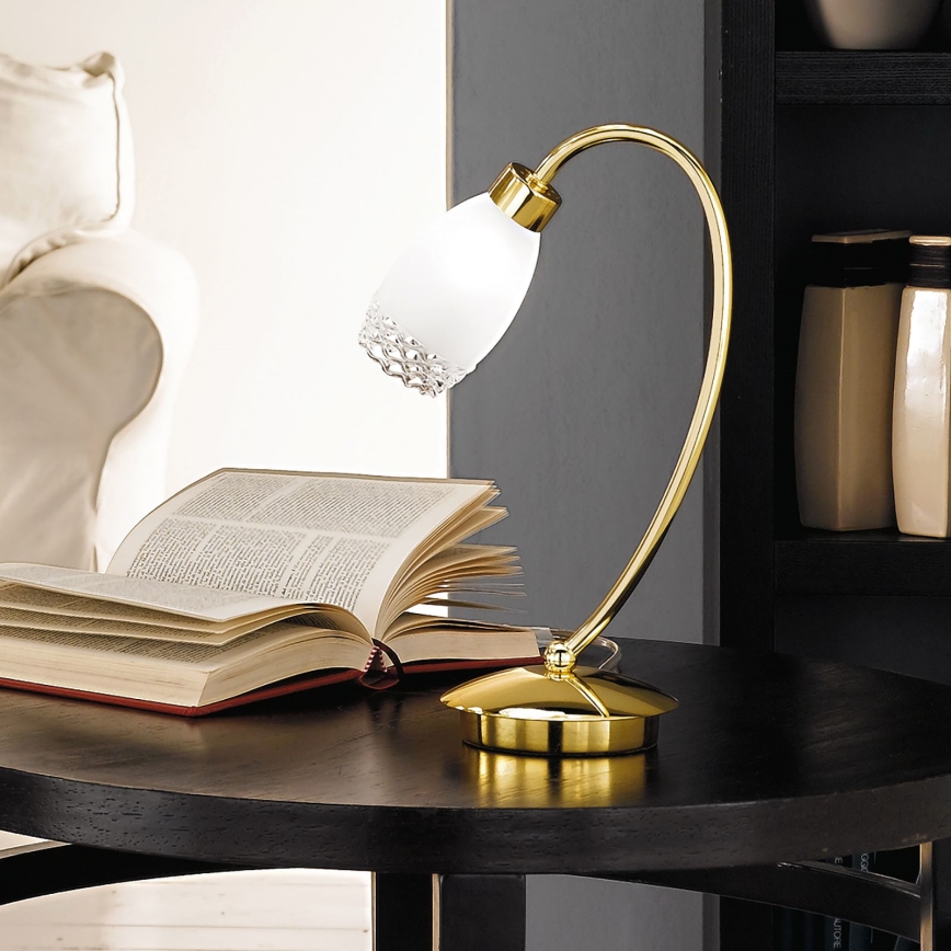 Lampe de table CARLA 1xG9/28W/230V dorée