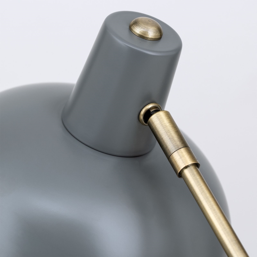 Lampe de table FEDRA 1xE14/40W/230V grise/laiton