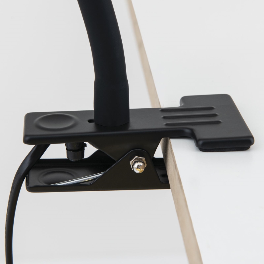 Lampe de bureau flexible à pince DOTTY 1xGU10/10W/230V laiton/noir