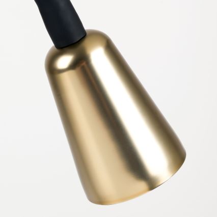 Lampe de bureau flexible et à intensité variable DOTTY 1xGU10/10W/230V noir/laiton