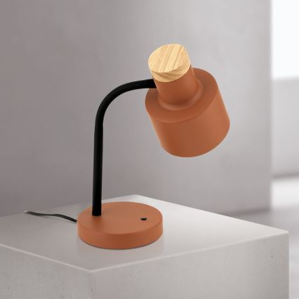 Lampe de table GILI 1xE27/40W/230V couleur brique