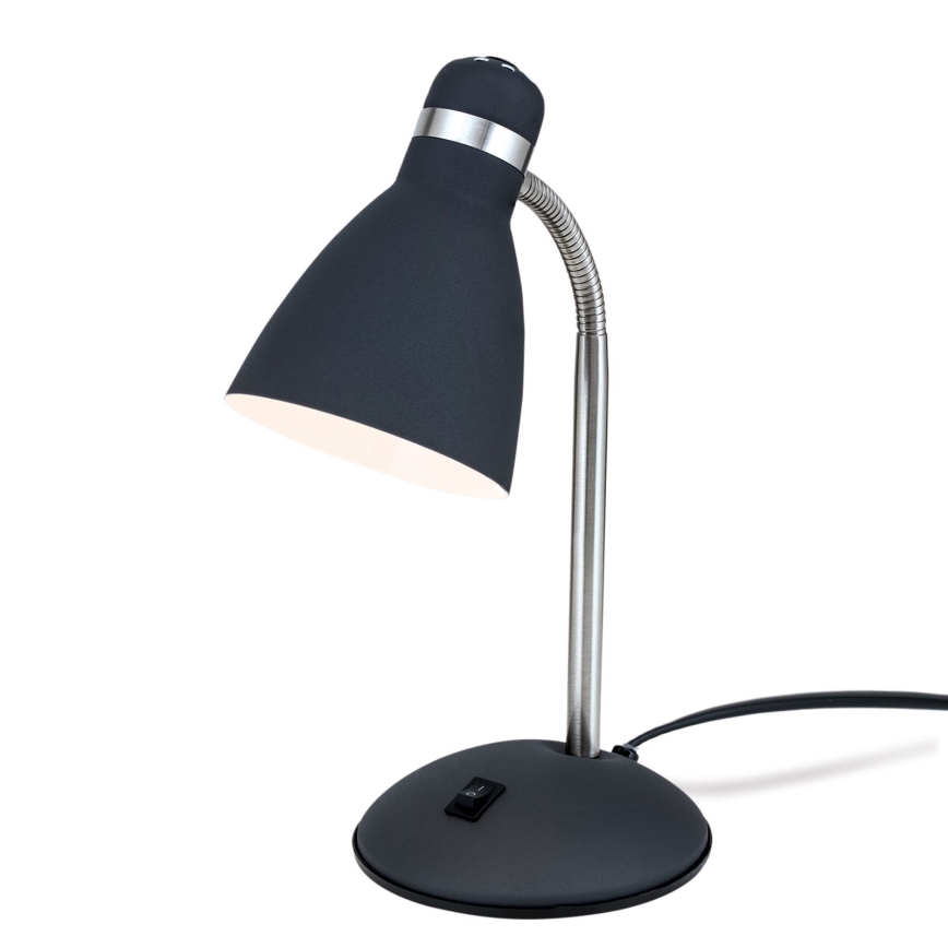 Lampe de table SCHOOL 1xE27/40W/230V noire/chrome mat