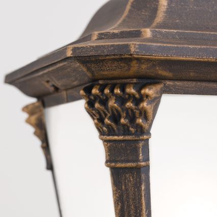 Lampe d'extérieur AIKO 1xE27/60W/230V 115 cm IP23 bronze/patine