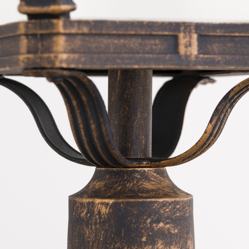 Lampe d'extérieur AIKO 1xE27/60W/230V 115 cm IP23 bronze/patine