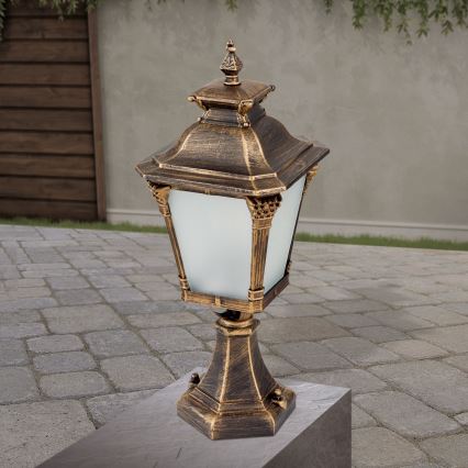 Lampe d'extérieur AIKO 1xE27/60W/230V 59 cm IP23 bronze/patiné