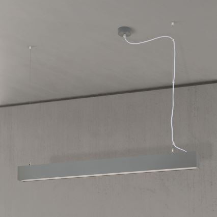 Luminaire LED plafond/suspension 2 en 1 PALKKI LED/38W/230V 3000/4000/5000K gris