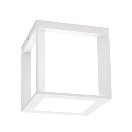 Luminaire d'extérieur HENRY 1xE27/15W/230V 16x16 cm IP44 blanc