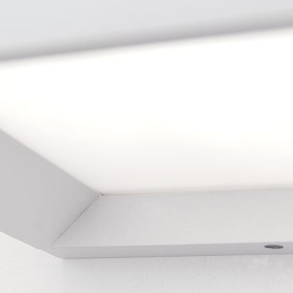 Luminaire d'extérieur HENRY 1xE27/15W/230V 16x16 cm IP44 blanc