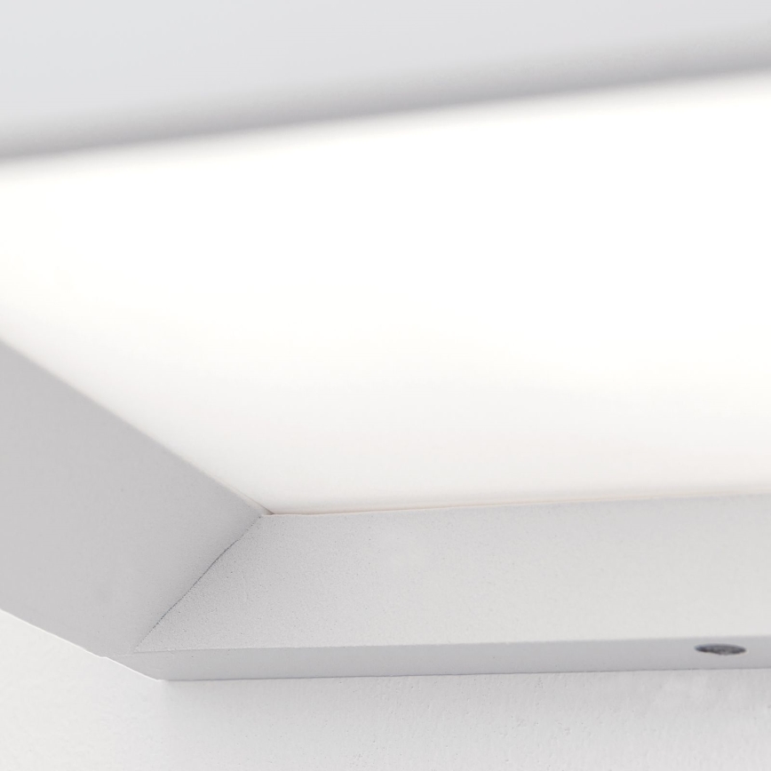 Luminaire d'extérieur HENRY 1xE27/15W/230V 16x16 cm IP44 blanc