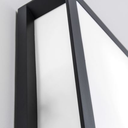Luminaire d'extérieur HENRY 2xE27/15W/230V 26x26 cm IP44 anthracite