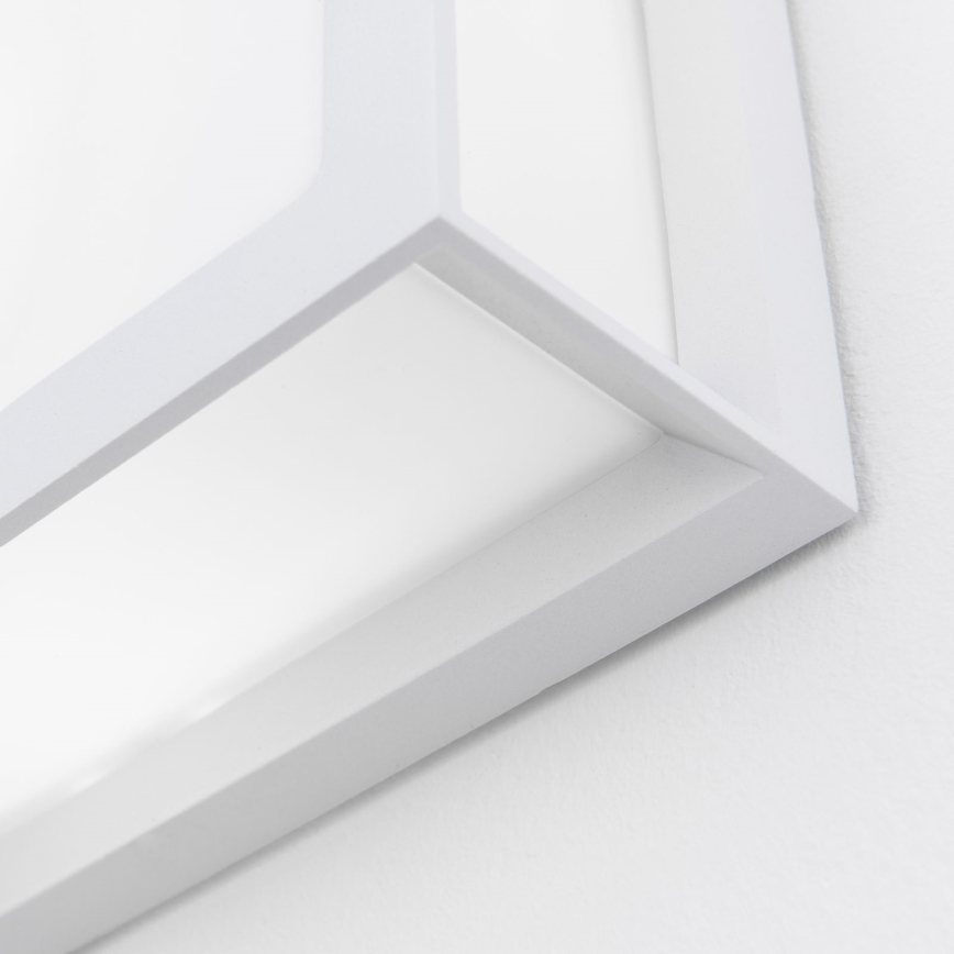 Luminaire d'extérieur HENRY 2xE27/15W/230V 26 x 26 cm IP44 blanc