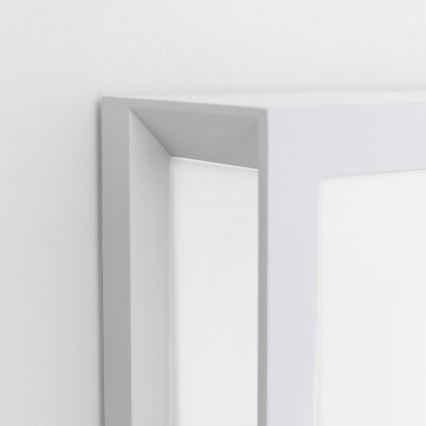 Luminaire d'extérieur HENRY 2xE27/15W/230V 26 x 26 cm IP44 blanc