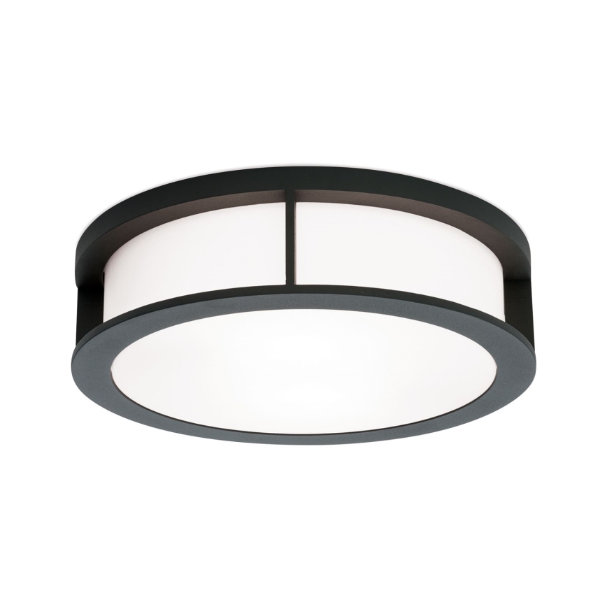 Luminaire d'extérieur HENRY 2xE27/15W/230V diam. 30 cm IP44 anthracite
