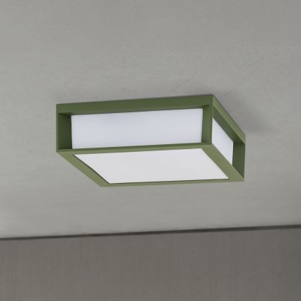 Luminaire d'extérieur HENRY 2xE27/15W/230V IP44 vert