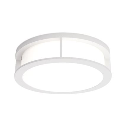Luminaire d'extérieur HENRY 2xE27/15W/230V Ø 30 cm IP44 blanc