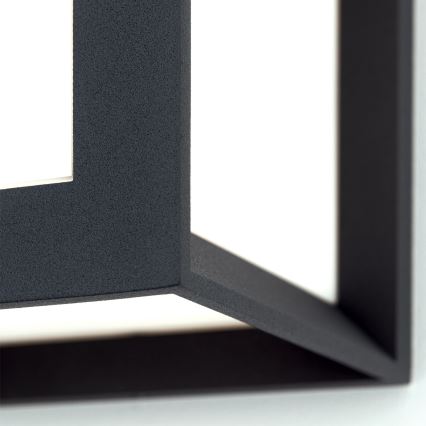 Luminaire extérieur HENRY 1xE27/15W/230V 16x16 cm IP44 anthracite