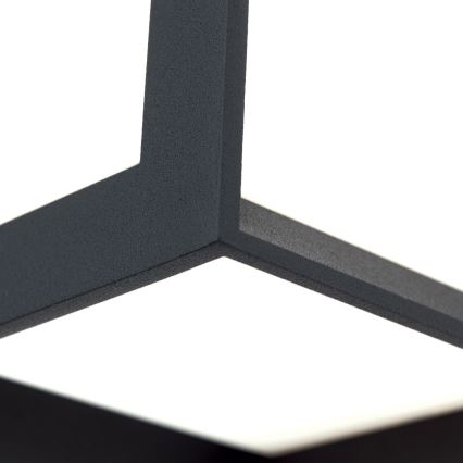 Luminaire extérieur HENRY 1xE27/15W/230V 16x16 cm IP44 anthracite