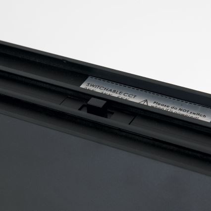 Plafonnier/suspension LED 2 en 1 PALKKI LED/38W/230V 3000/4000/5000K noir