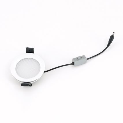 Spot encastré LED dimmable pour salle de bains OFFICE LED/10W/230V 3000/4000/6000K Ø 9,5 cm UGR19 IP44 blanc