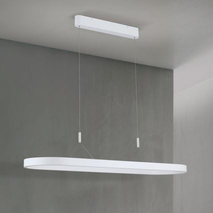 Suspension LED sur câble CARRARA LED/80W/230V 2700/3000/4000K blanc