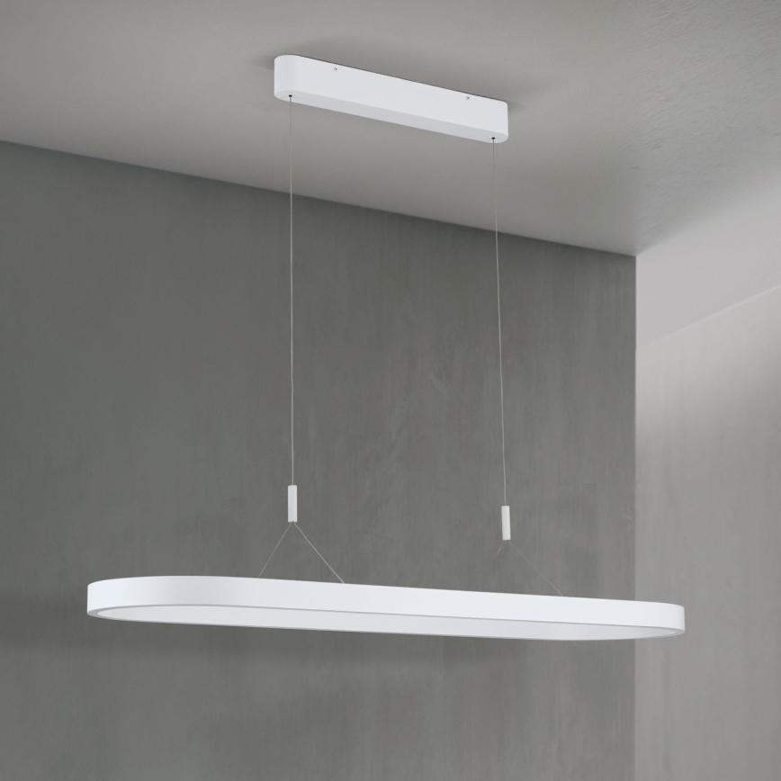 Suspension LED sur câble CARRARA LED/80W/230V 2700/3000/4000K blanc