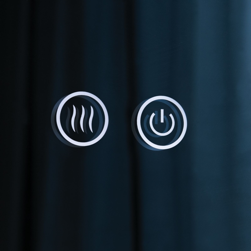 Miroir mural chauffant de salle de bains LED avec rétroéclairage FOCUS LED/27W/230V 3000/4200/6000K Ø 80 cm IP44