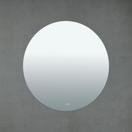 Miroir mural chauffant LED pour salle de bains avec rétroéclairage FOCUS LED/30W/230V 3000/4200/6000K Ø 100 cm IP44