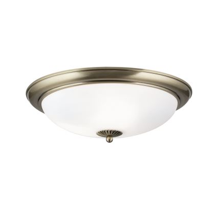 Plafonnier EMPIRA, 3 douilles E27 (max. 40 W chacune), 230 V, diamètre 48 cm, finition bronze