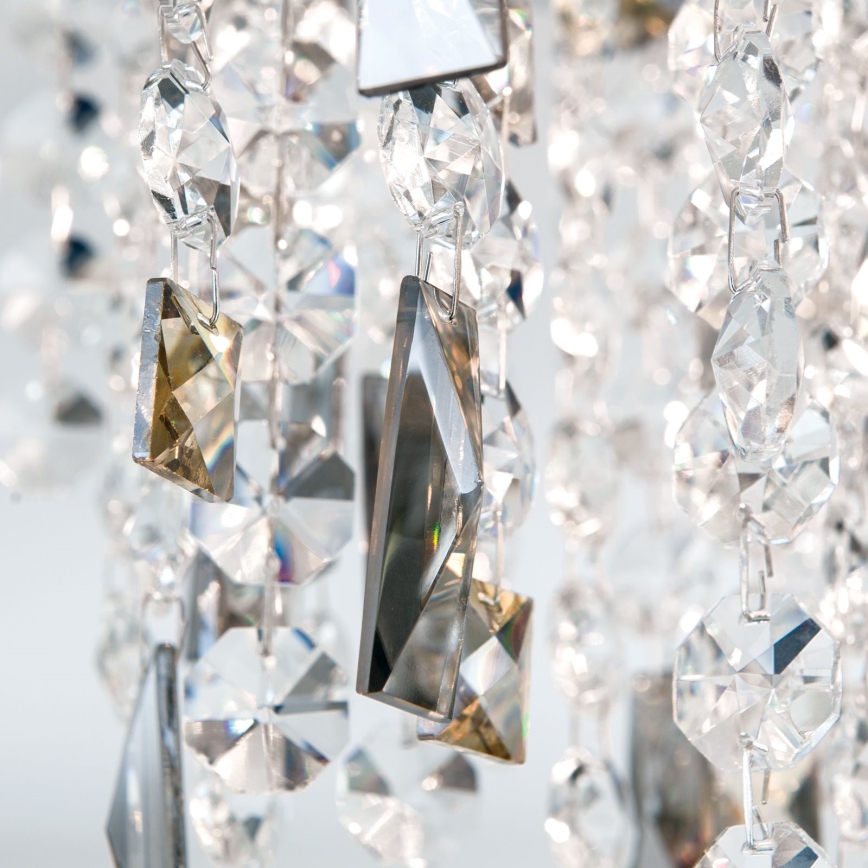 Plafonnier en cristal CRYSTALRIVER 21xG9/40W/230V chrome brillant