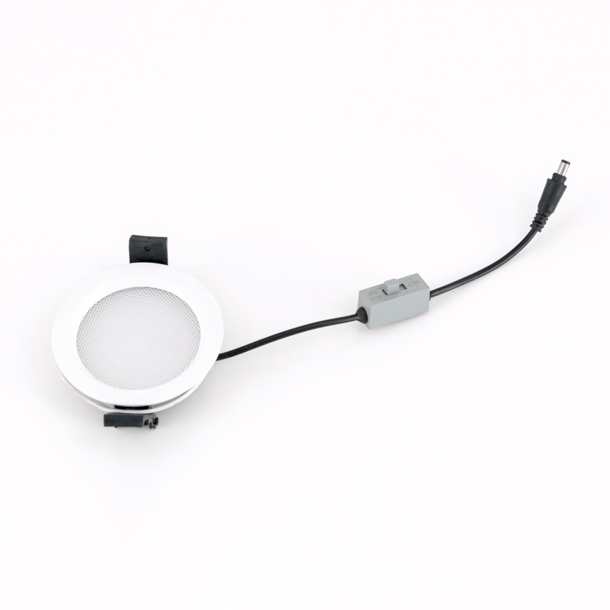 Plafonnier encastré LED dimmable pour salle de bains OFFICE LED/25W/230V 3000/4000/6000K Ø 17 cm UGR19 IP44 blanc