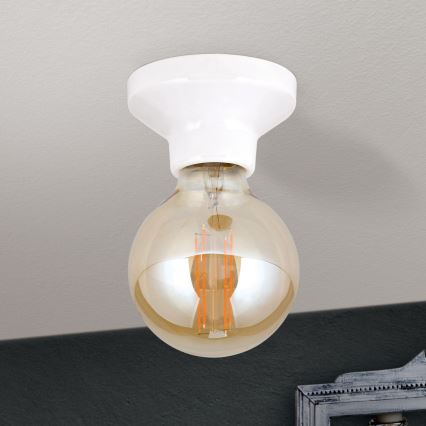 Plafonnier FROST 1xE27/60W/230V blanc