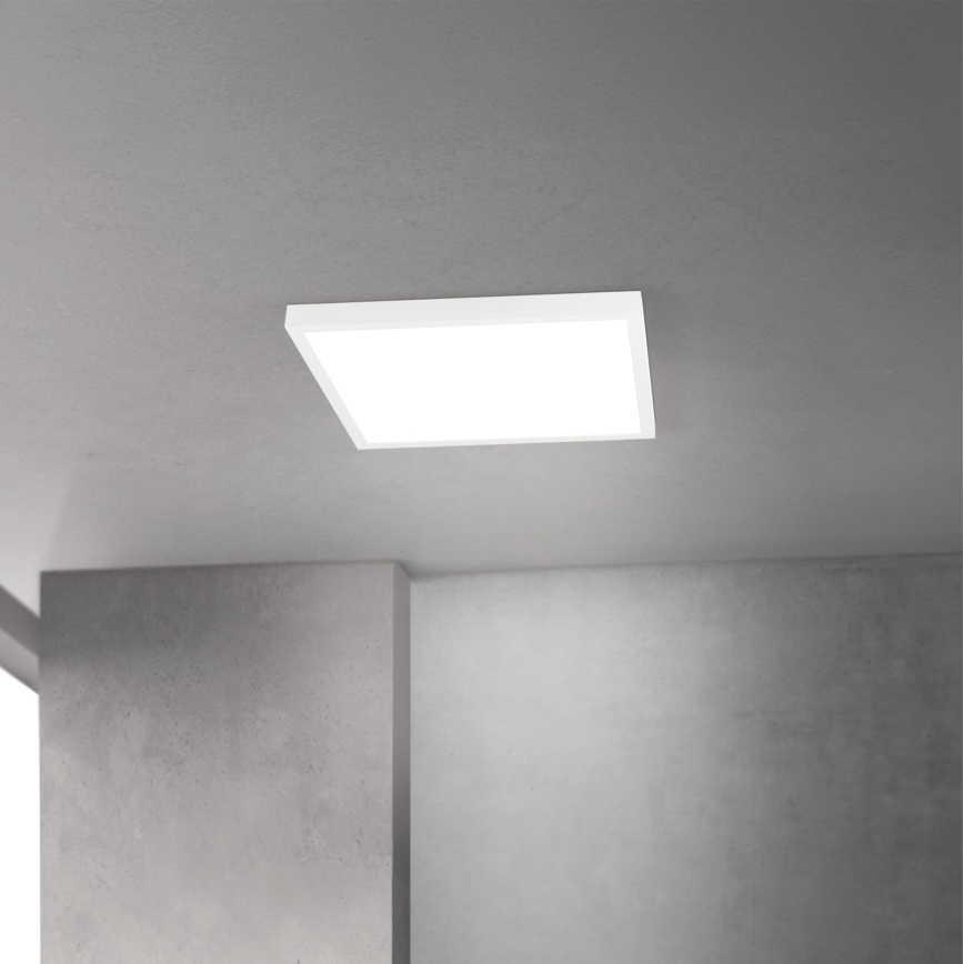 Plafonnier LED dimmable DISC LED/30W/230V 2700/3000/4000K 39x39 cm blanc