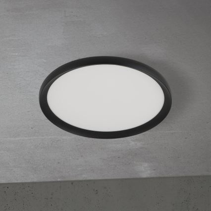 Plafonnier LED KANT, 30 W, 230 V, 2700/3000/4000 K, Ø 40 cm, noir