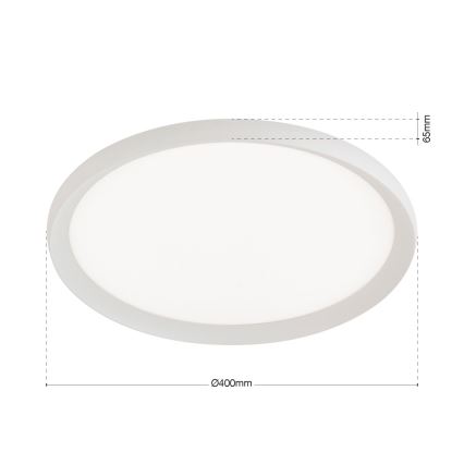 Plafonnier LED KANT LED/30W/230V 2700/3000/4000K Ø 40 cm blanc