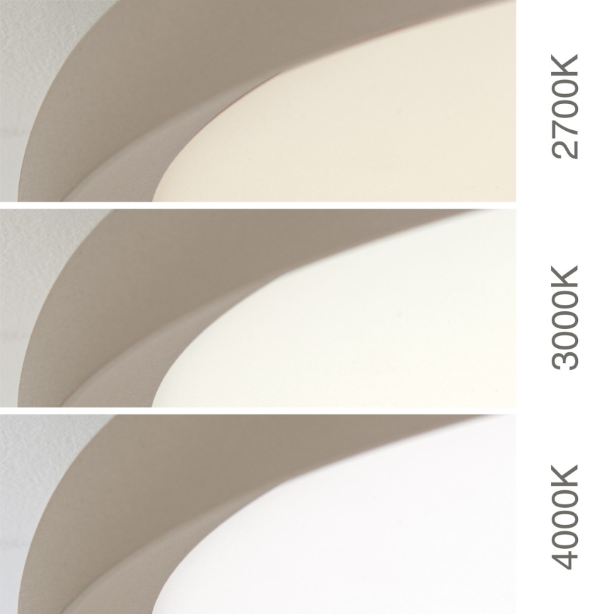 Plafonnier LED KANT LED/30W/230V 2700/3200/4000K Ø 40 cm beige