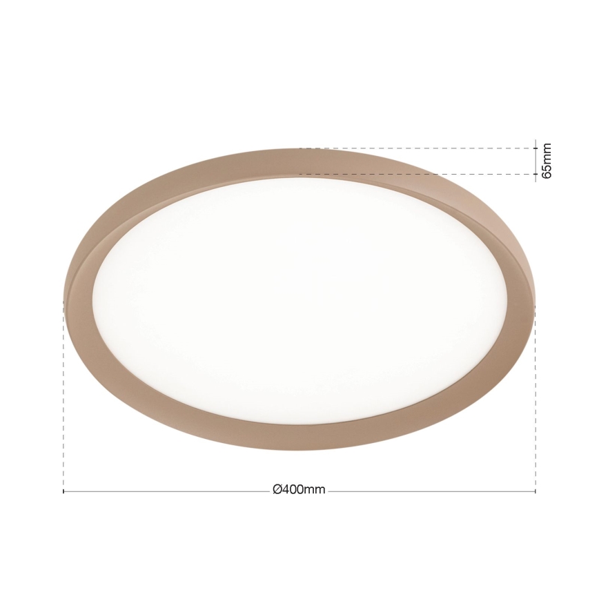 Plafonnier LED KANT LED/30W/230V 2700/3200/4000K Ø 40 cm beige
