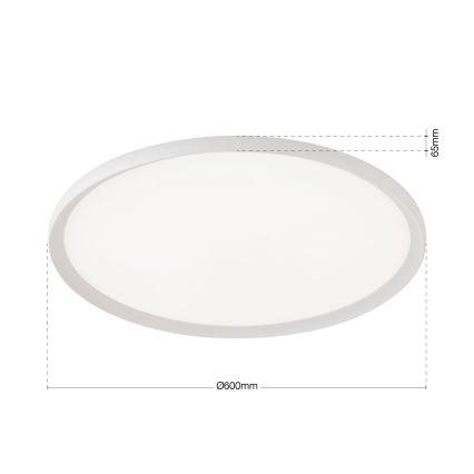 Plafonnier LED KANT LED/50W/230V 2700/3200/4000K Ø 60 cm blanc