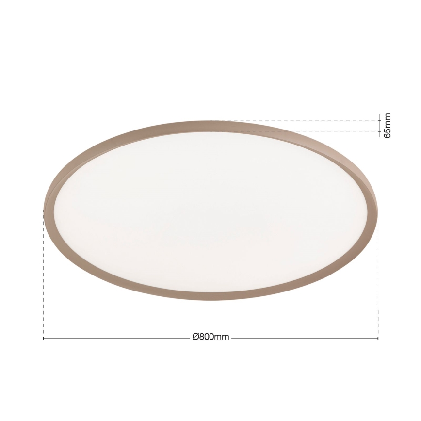 Plafonnier LED KANT LED/66W/230V 2700/3200/4000K Ø 80 cm beige