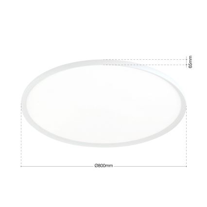 Plafonnier LED KANT LED/66W/230V 2700/3200/4000K Ø 80 cm blanc